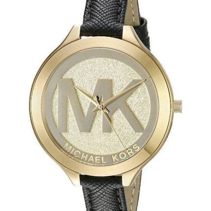 michael kors mk2392|Michael Kors Slim Runway Gold Dial Ladies Watch MK2392.